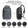 Matte Urban Water Resistant Tech Laptop Backpack | https://www.bestnamebadges.com