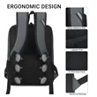 Matte Urban Water Resistant Tech Laptop Backpack | https://www.bestnamebadges.com