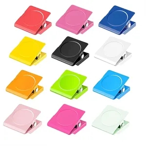 Candy Color Magnetic Metal Photo Memo Clips