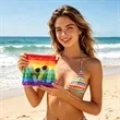 Waterproof Rainbow Small Zipper Pouch | https://www.bestnamebadges.com