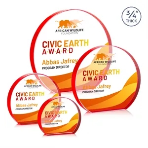 Maren Hemisphere VividPrint™ Award - Red