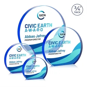 Maren Hemisphere VividPrint™ Award - Blue