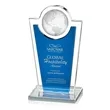 Fabiola Globe Award - Blue | https://www.bestnamebadges.com