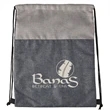 Heathered N' Jute Drawstring Backpack | https://www.bestnamebadges.com