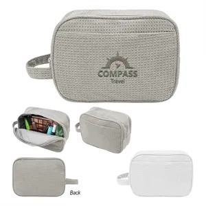 Finley rPET Waffle Knit Toiletry Bag