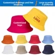 Custom Logo Bucket Hat | https://www.bestnamebadges.com