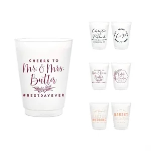 PP Frosted Cup Wedding Party Advertising Multiple Sizes