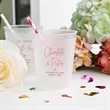 PP Frosted Cup Wedding Party Advertising Multiple Sizes | https://www.bestnamebadges.com