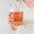 PP Frosted Cup Wedding Party Advertising Multiple Sizes | https://www.bestnamebadges.com