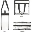 Transparent PVC Tote Bag Reusable Durable | https://www.bestnamebadges.com