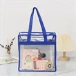 Transparent PVC Tote Bag Reusable Durable | https://www.bestnamebadges.com