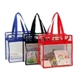 Transparent PVC Tote Bag Reusable Durable | https://www.bestnamebadges.com