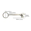 Promotional Adjustable wrench keychain | https://www.bestnamebadges.com