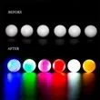 Glow In Dark Golf Balls for Night Play | https://www.bestnamebadges.com