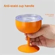 5oz  Stainless Steel Mini U-shaped Wine Cup | https://www.bestnamebadges.com