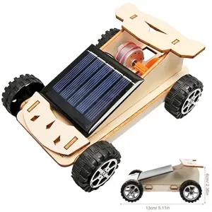 DIY STEM Educational Wooden Assembly Solar Car Kit