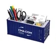 Shipping Container Style Pen Holder | https://www.bestnamebadges.com