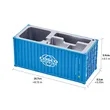 Shipping Container Style Pen Holder | https://www.bestnamebadges.com