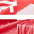 6ft Polyester Exhibition Tablecloth with Custom Logo | https://www.bestnamebadges.com