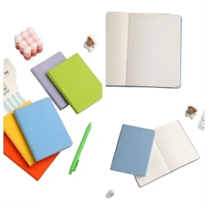 Custom A6 Soft Leather Pocket Notebook & Pen Gift Set