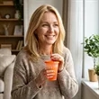 16Oz Reusable Plastic Color Changing Cups W/ Lid & Straw | https://www.bestnamebadges.com