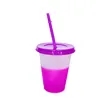 16Oz Reusable Plastic Color Changing Cups W/ Lid & Straw | https://www.bestnamebadges.com