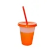 16Oz Reusable Plastic Color Changing Cups W/ Lid & Straw | https://www.bestnamebadges.com
