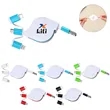 Portable 3 In 1 Retractable Multi Charging Cable | https://www.bestnamebadges.com