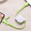 Portable 3 In 1 Retractable Multi Charging Cable | https://www.bestnamebadges.com