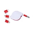 Portable 3 In 1 Retractable Multi Charging Cable | https://www.bestnamebadges.com
