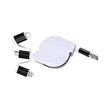 Portable 3 In 1 Retractable Multi Charging Cable | https://www.bestnamebadges.com