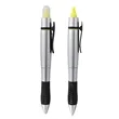 2 in 1 Plastic Ballpoint Pen W/ Highlighter | https://www.bestnamebadges.com