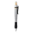 2 in 1 Plastic Ballpoint Pen W/ Highlighter | https://www.bestnamebadges.com