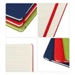 A6 Soft Touch Pocket Journal Notebook W/ Elastic Band | https://www.bestnamebadges.com