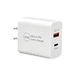 20W Dual Port USB Type C Wall Charger Block | https://www.bestnamebadges.com