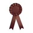 Round Shape Satin Ribbon Pin Award Badge | https://www.bestnamebadges.com