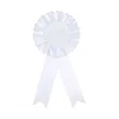 Round Shape Satin Ribbon Pin Award Badge | https://www.bestnamebadges.com
