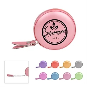 5Ft Round PU Leather Retractable Soft Tape Measure