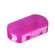 2 Compartments Plastic Small Pill Box With Lid | https://www.bestnamebadges.com
