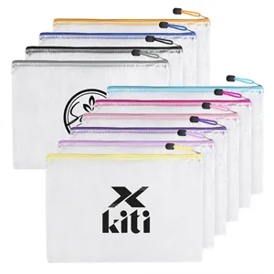 A3 Waterproof Mesh Zipper Pouch Bag