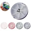 7 Compartment Portable Pill Box Organizer W/ Clear Lid | https://www.bestnamebadges.com