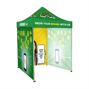 6' x 6' Custom Event Tent with Steel Frame & 3 Full Walls