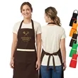 8 oz. Uniform fabric two-tone Kitchen aprons w/ 2 pockets | https://www.bestnamebadges.com