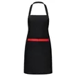 8 oz. Uniform fabric two-tone Kitchen aprons w/ 2 pockets | https://www.bestnamebadges.com