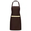 8 oz. Uniform fabric two-tone Kitchen aprons w/ 2 pockets | https://www.bestnamebadges.com
