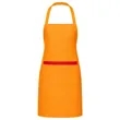 8 oz. Uniform fabric two-tone Kitchen aprons w/ 2 pockets | https://www.bestnamebadges.com
