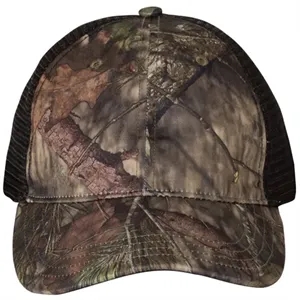 Richardson Garment Washed Printed Trucker Cap - 111P