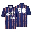 Personalized V Neck Collared Short Sleeve Soccer Jersey | https://www.bestnamebadges.com