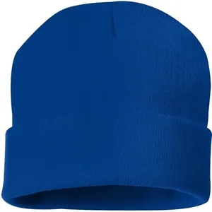 Sportsman 12" Solid Cuffed Beanie - SP12