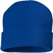 Sportsman 12" Solid Cuffed Beanie - SP12 | https://www.bestnamebadges.com